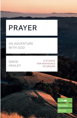 Book cover for "Prayer," a study guide with a mountain landscape.