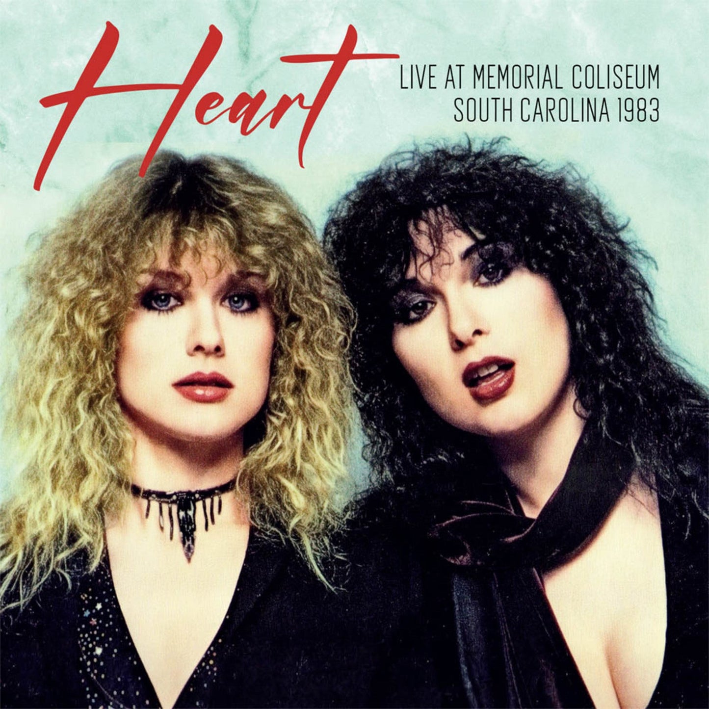 CD cover for Heart’s “Live At The Memorial Coliseum” featuring two women.