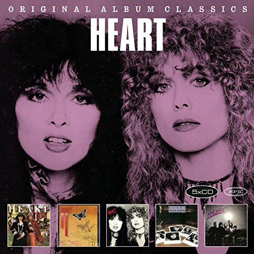 CD cover for Heart’s “Original Album Classics” featuring band members’ portraits.