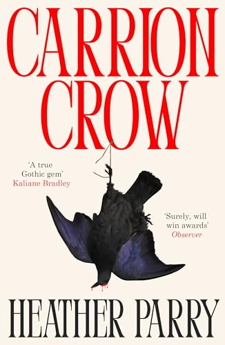 Book cover: “Carrion Crow” with a dark image of a hanging crow.