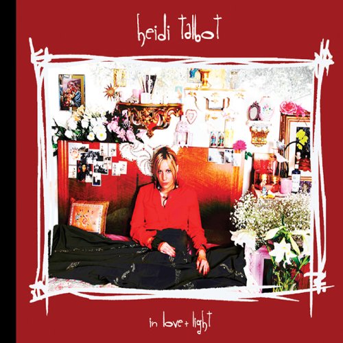 CD cover for Heidi Talbot’s “In Love + Light” featuring a woman in red.