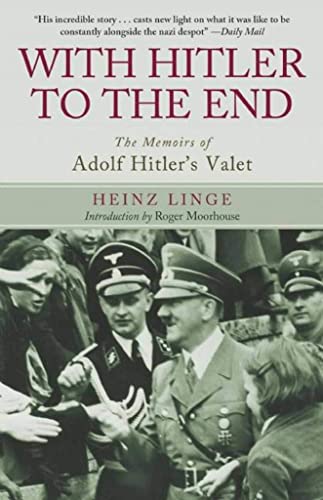 Book cover featuring the title and a black-and-white photo of Hitler and Heinz Linge.