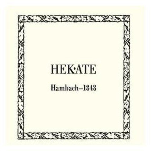 CD cover with ornate black border and text: "Hekate Hambach-1848".