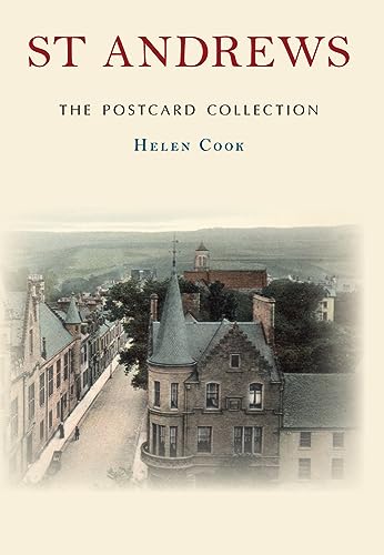 Book cover for “St Andrews The Postcard Collection” with a town view.