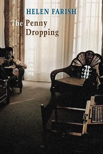 Book cover: “The Penny Dropping” with a room interior scene.