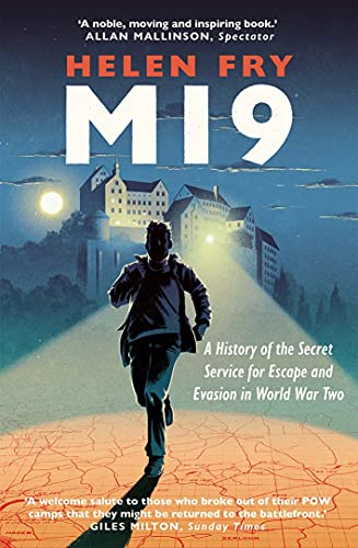Book cover showing a silhouetted man running across a map toward a castle.
