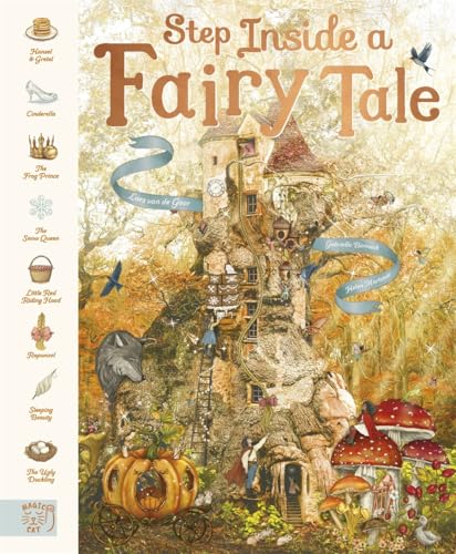 Book cover depicting a whimsical fairytale castle in a forest setting.