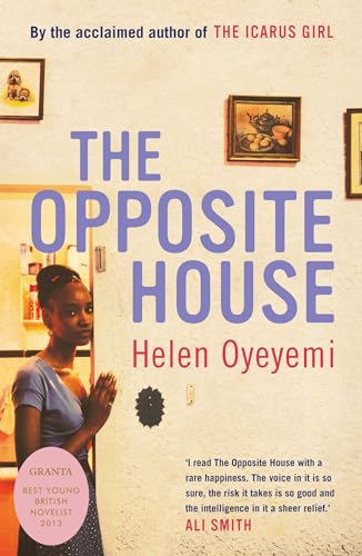 Book cover: "The Opposite House" by Helen Oyeyemi, featuring a young woman.