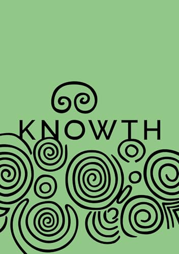 Green cover with black spiral designs and the title "Knowth".