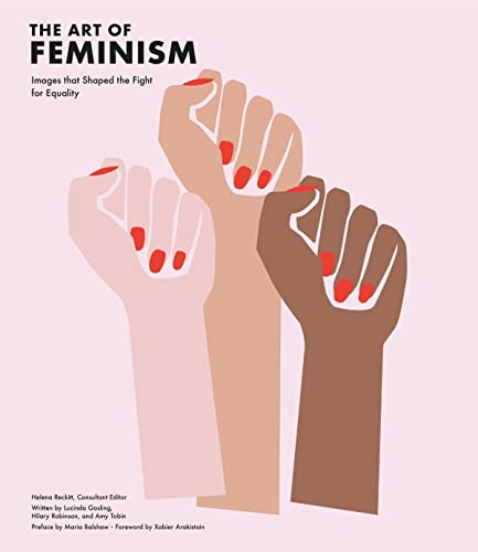 Book cover: diverse hands raised in fists with red nails.