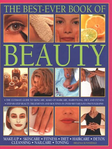 Book cover featuring close-ups of faces, hands, and beauty products.