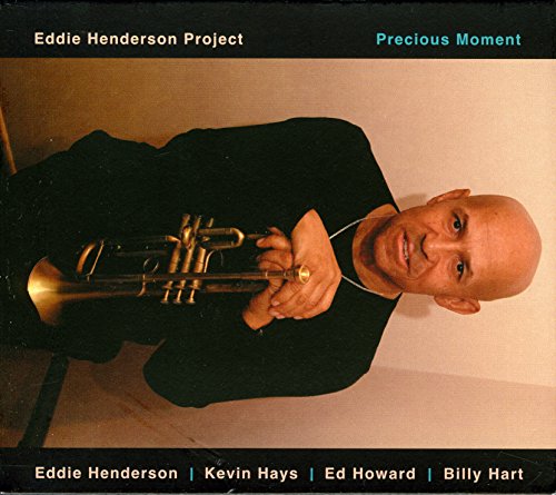Eddie Henderson holding a trumpet on the "Precious Moment" CD cover.