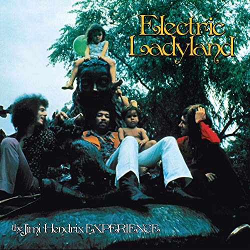 Album cover for Jimi Hendrix’s “Electric Ladyland” featuring a surreal group portrait.