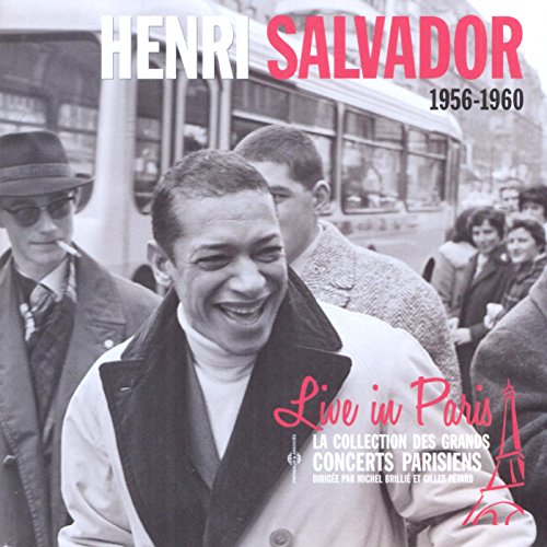 CD cover for Henri Salvador’s “Live In Paris 1956-1960” with a vintage photo.