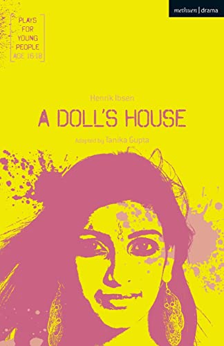 Book cover featuring a stylized pink portrait of a woman on a yellow background.