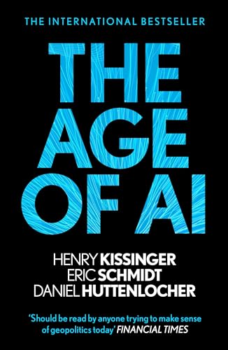 Book cover for "The Age of AI" by Kissinger, Schmidt, and Huttenlocher.