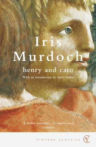 Book cover of "Henry And Cato" by Iris Murdoch, featuring portraiture.