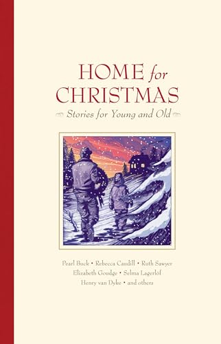 Book cover with illustration of a man and child walking in snow.