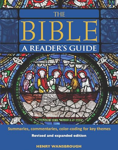 Book cover featuring stained glass imagery and the title "The Bible: A Reader's Guide.
