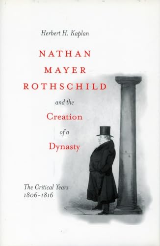 Book cover featuring Nathan Mayer Rothschild in formal attire, standing by a column.