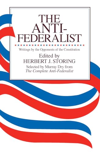 Book cover for “The Anti-Federalist” with red and blue wave design.