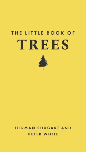 Yellow book cover with black text reading "The Little Book of Trees" and a tree icon.