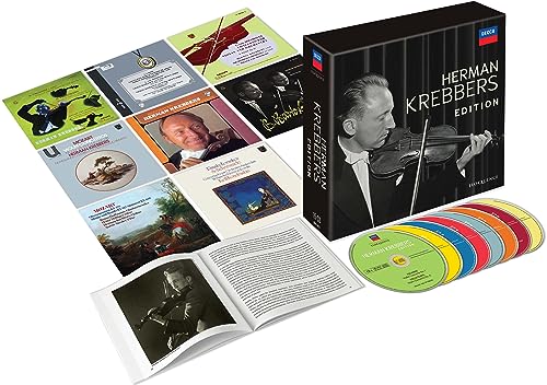 CD box set featuring violinist Herman Krebbers and multiple discs.