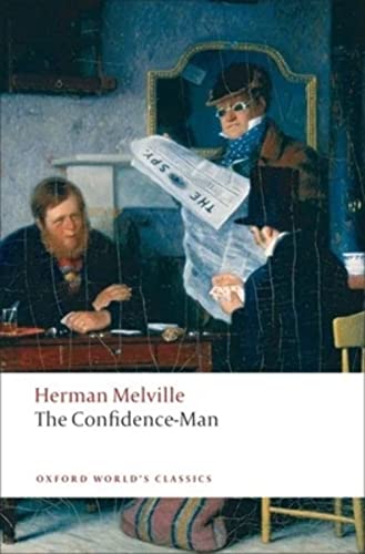 Book cover depicting a man in a hat reading a newspaper, painting background.
