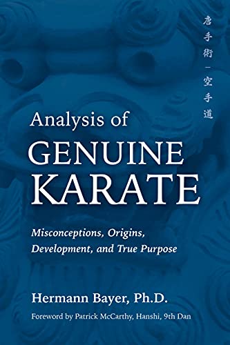 Book cover: “Analysis of Genuine Karate: Misconceptions” by Hermann Bayer.