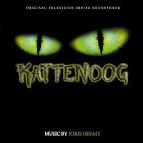 CD cover for "Kattenoog" soundtrack featuring glowing green cat eyes.