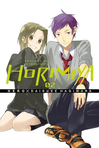 Manga cover featuring a smiling girl and a purple-haired boy sitting together.