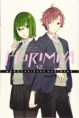Horimiya, Vol. 12 manga cover with two anime-style characters in school uniforms.