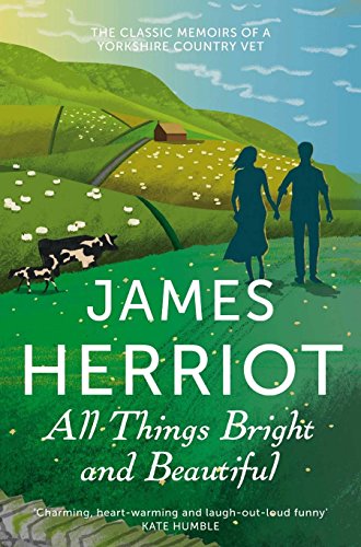 Book cover illustration showing a couple walking through a green landscape with grazing animals.