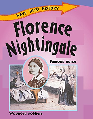 Book cover featuring Florence Nightingale and scenes of wartime nursing.