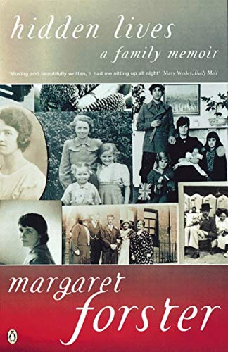 Book cover with vintage family photographs and author Margaret Forster’s name.