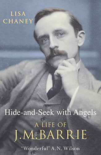 Book cover featuring a portrait of J.M. Barrie, author biography.