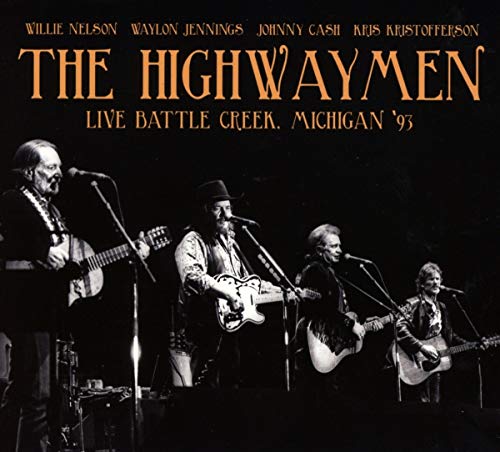 CD cover featuring Willie Nelson, Waylon Jennings, and other musicians onstage.