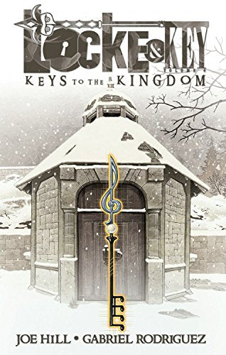 Locke & Key Volume 4 cover: a small stone building and ornate key.