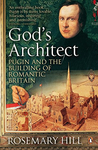Book cover featuring portrait of A.W.N. Pugin and a gothic cityscape.