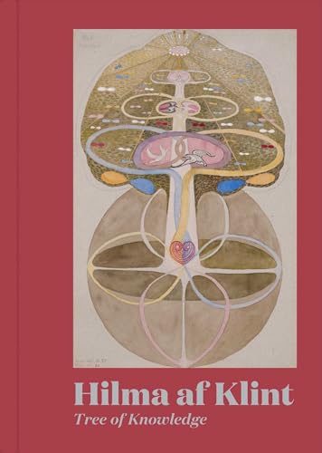 Hilma af Klint’s “Tree of Knowledge” painting with symbolic forms and colors.