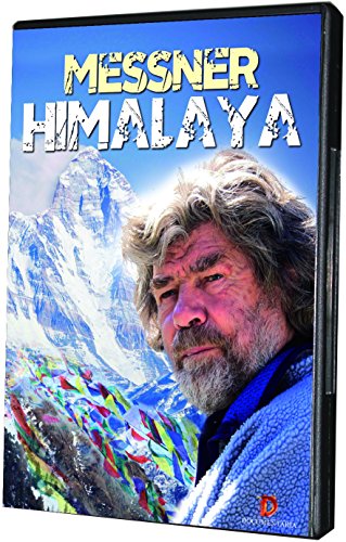 DVD cover featuring Reinhold Messner with a Himalayan mountain backdrop.