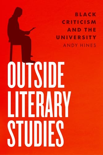 Red book cover with white text: "Outside Literary Studies" and a silhouetted figure.