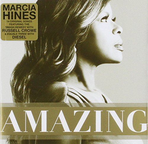CD cover featuring portrait of Marcia Hines, with text "Amazing".