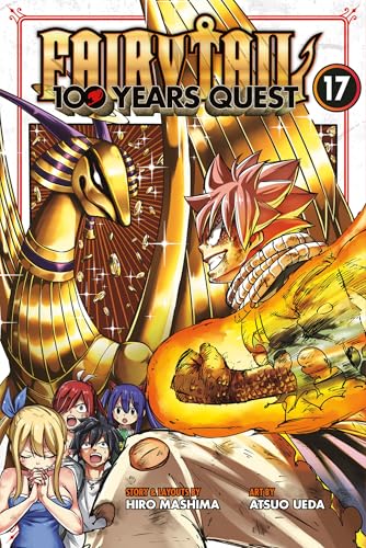 Manga cover featuring Natsu fighting a golden dragon with other characters in the foreground.