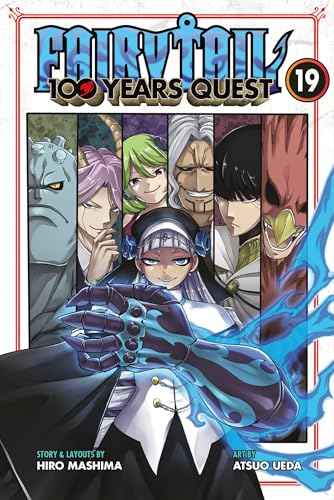 Manga cover of Fairy Tail: 100 Years Quest volume 19 featuring several anime characters.