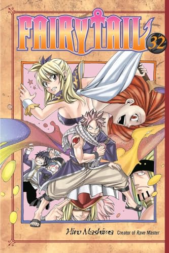 Fairy Tail volume 32 manga cover with characters in action poses.