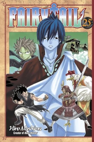 Fairy Tail volume 25 manga cover featuring characters in action poses.