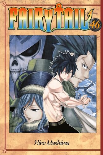 Fairy Tail volume 46 manga cover featuring three determined characters.