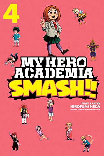 My Hero Academia: Smash! Vol. 4 cover with characters and bold title.