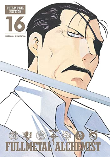 Manga volume 16 cover featuring a close-up of a man with an eyepatch.
